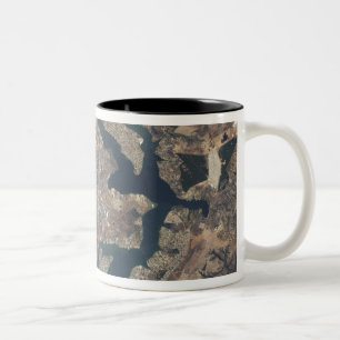Caneca De Café Em Dois Tons imagem da Natural-cor do lia do ½ do ¿ Â de