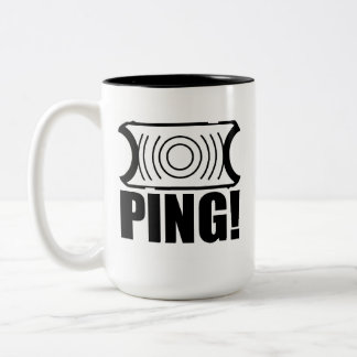 Caneca De Café Em Dois Tons Imagem escura da caneca Ping em Garand en block