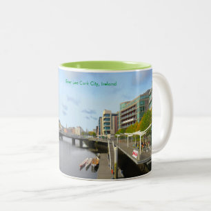 Caneca De Café Em Dois Tons Imagem irlandesa para a caneca de dois tons