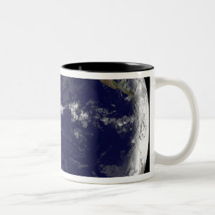Caneca De Café Em Dois Tons Imagem satélite da Terra 2