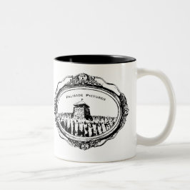 Caneca De Café Em Dois Tons Imagens palisadas - Mug de logotipo Studio