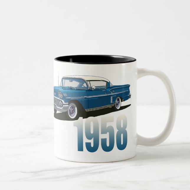 Caneca De Café Em Dois Tons Impala 1958 (Direita)