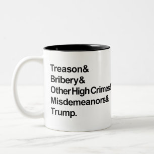 Caneca De Café Em Dois Tons Impeachment Coffee Mug