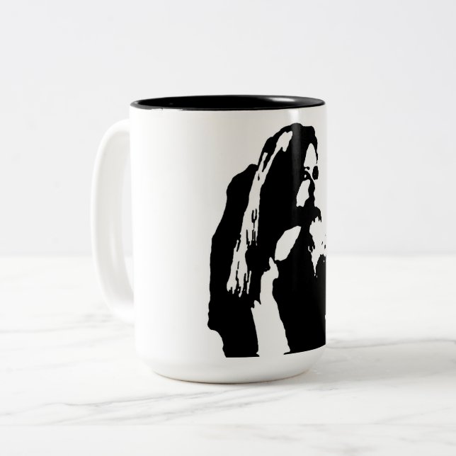 Caneca De Café Em Dois Tons Impolite De Olhar (Frente Esquerda)