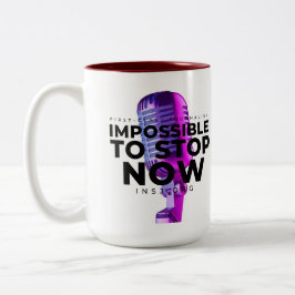 Caneca De Café Em Dois Tons Impossible to stop