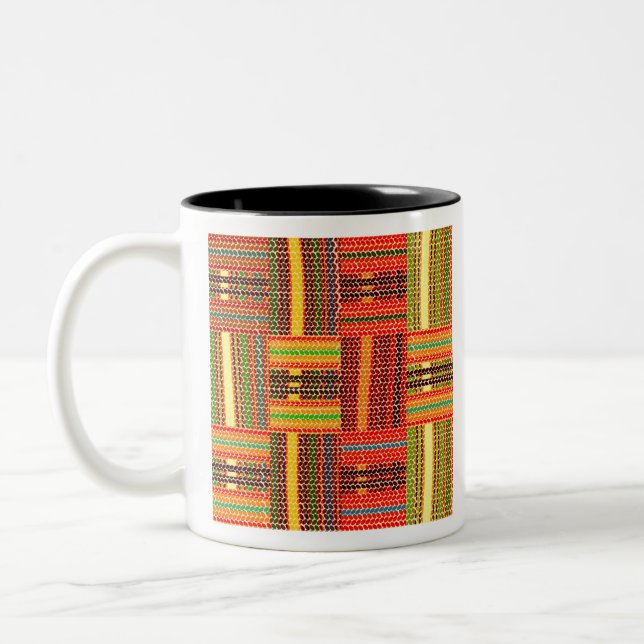 Caneca De Café Em Dois Tons impressão africano (Esquerda)