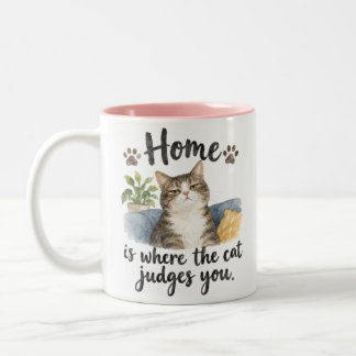 Caneca De Café Em Dois Tons impressão de pata fofa