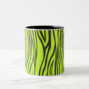 Caneca De Café Em Dois Tons impressão zebra