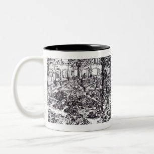 Caneca De Café Em Dois Tons Impressionismo Vincent Van Gogh Garten des Hospita