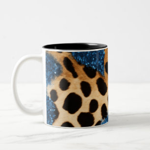 Caneca De Café Em Dois Tons Impressões ecéticas em animais - Mug de dois tons