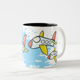 Caneca De Café Em Dois Tons In Flight