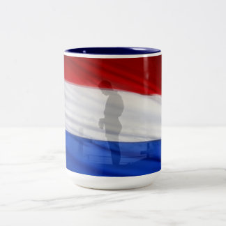 Caneca De Café Em Dois Tons In Honor of all (fallen) Heroes