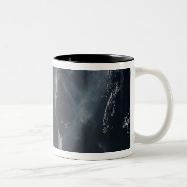 Caneca De Café Em Dois Tons Incêndios e fumaça no sudeste da Austrália (Direita)
