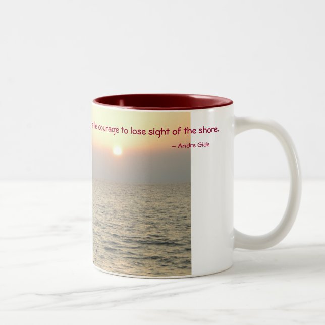 Caneca De Café Em Dois Tons Incentivo ou parabéns (Direita)