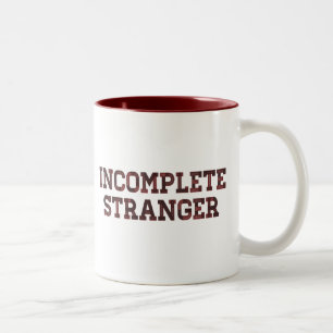 Caneca De Café Em Dois Tons Incompleto estranho