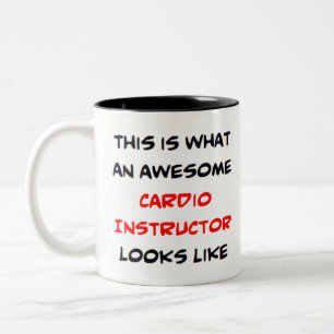 Caneca De Café Em Dois Tons incrível instrutor de cardio