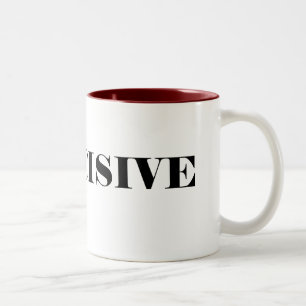 CANECA DE CAFÉ EM DOIS TONS INDECISO