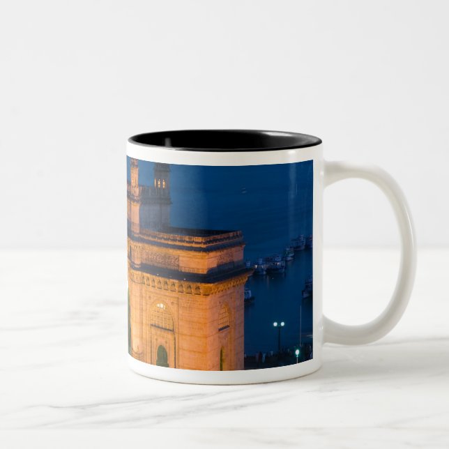 Caneca De Café Em Dois Tons ÍNDIA, Mumbai (Bombay): Portão da Índia / (Direita)