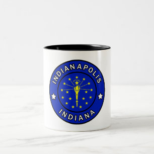 Caneca De Café Em Dois Tons Indianapolis Indiana