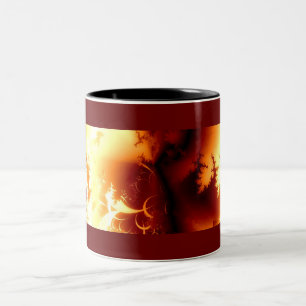 Caneca De Café Em Dois Tons Inferno