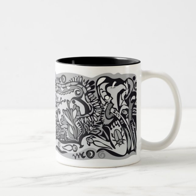 Caneca De Café Em Dois Tons Inferno (Direita)
