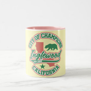 Caneca De Café Em Dois Tons Inglewood, Califórnia