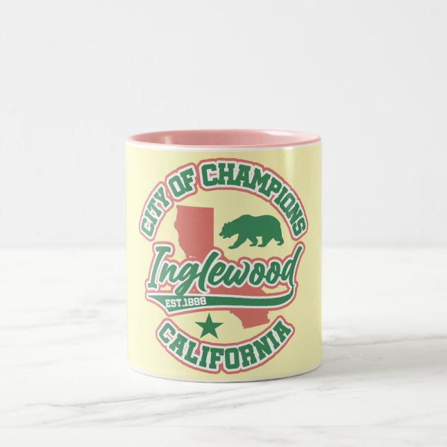 Caneca De Café Em Dois Tons Inglewood, Califórnia (Centro)