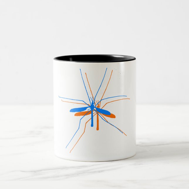 Caneca De Café Em Dois Tons inseto (Centro)
