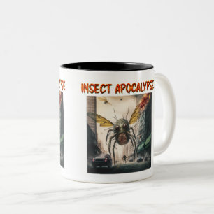 Caneca De Café Em Dois Tons Inseto Apocalypse, Mug De Dois Toneladas, 11 Oz
