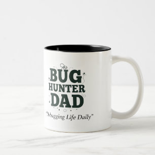 Caneca De Café Em Dois Tons Inseto Hunter Pai - Melhor Pai Da Copa Do Café