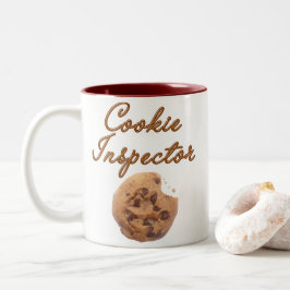 Caneca De Café Em Dois Tons Inspetor de Cookie