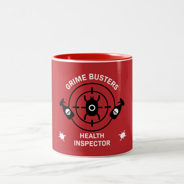 Caneca De Café Em Dois Tons Inspetor de Saúde (Centro)