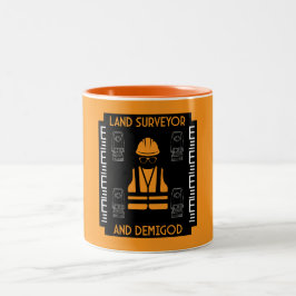 Caneca De Café Em Dois Tons inspetores terrestres
