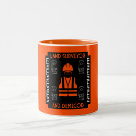 Caneca De Café Em Dois Tons inspetores terrestres