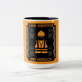 Caneca De Café Em Dois Tons inspetores terrestres