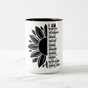 Caneca De Café Em Dois Tons Inspirador Eu Sou