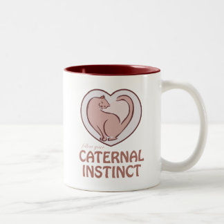 Caneca De Café Em Dois Tons Instinto Caternal