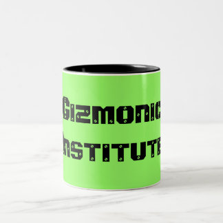 Caneca De Café Em Dois Tons Instituto de Gizmonic