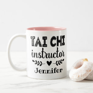 Caneca De Café Em Dois Tons Instrutor Tai Chi