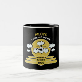 Caneca De Café Em Dois Tons Instrutor Voador | Escola de Voo | FORMANDO | Pro