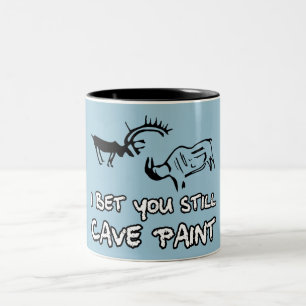 Caneca De Café Em Dois Tons Insulto engraçado