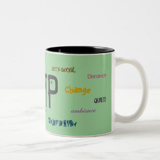 Caneca De Café Em Dois Tons INTP - Personalizado