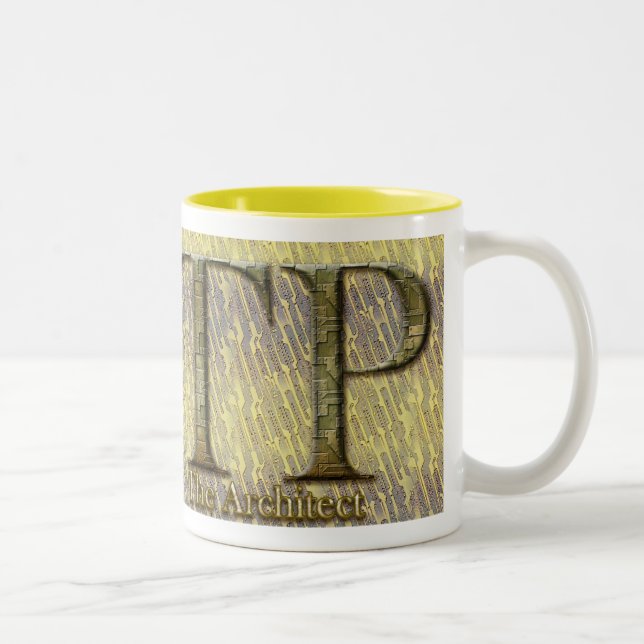 Caneca De Café Em Dois Tons INTPmug (Direita)