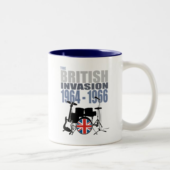 Caneca De Café Em Dois Tons Invasão Britânica III (Direita)