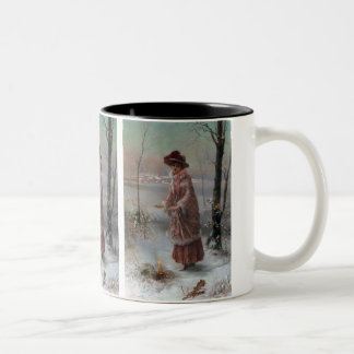 Caneca De Café Em Dois Tons Inverno