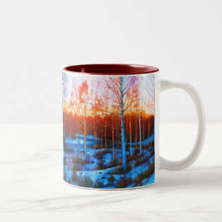 Caneca De Café Em Dois Tons Inverno em Dalarna