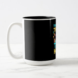 Caneca De Café Em Dois Tons Investidor Eles Veem-me Negociando