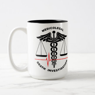 Caneca De Café Em Dois Tons Investigação de Morte Médica