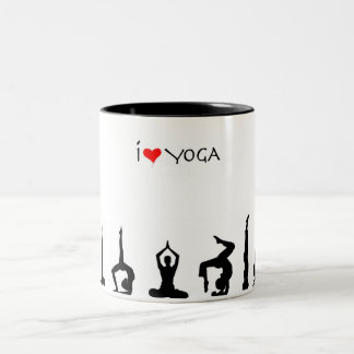 Caneca De Café Em Dois Tons Ioga