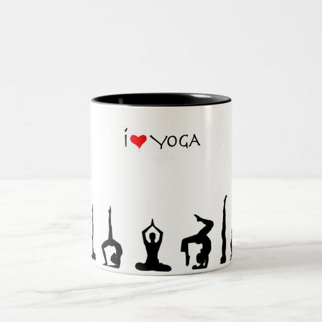 Caneca De Café Em Dois Tons Ioga (Centro)